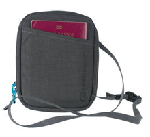 Load image into Gallery viewer, Lifeventure RFiD Recycled Travel Neck Pouch (Grey)