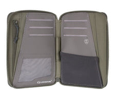 Load image into Gallery viewer, Lifeventure RFiD Mini Recycled Travel Wallet (Olive)