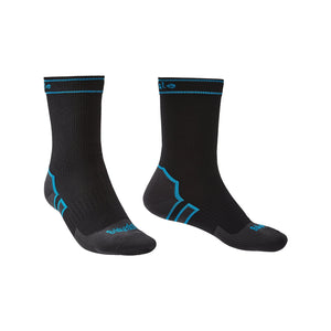 Bridgedale Unisex Waterproof Midweight Merino Blend Boot Length Storm Socks (Black)
