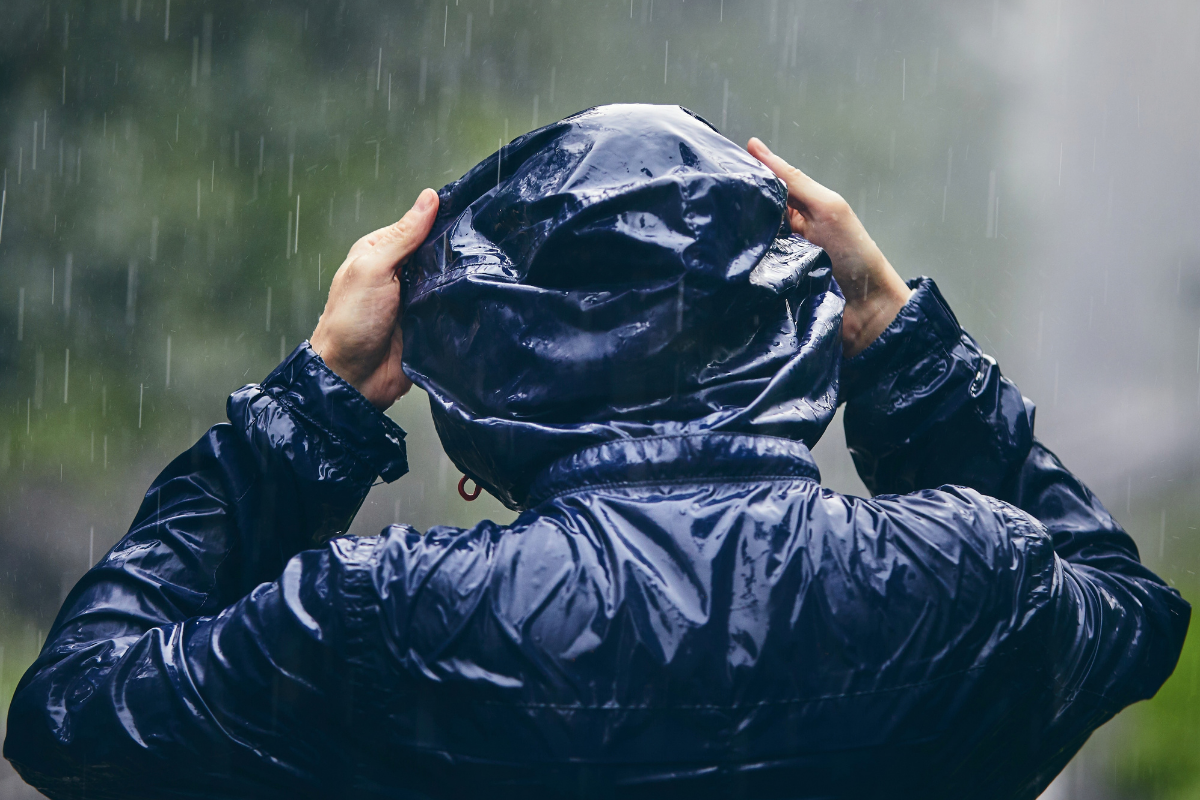 Cleaning and reproofing waterproof jacket and outdoor footwear for wet weather