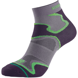 1000 Mile Fusion Antiblister Tactel® Double Layer Anklet Socks (Black)