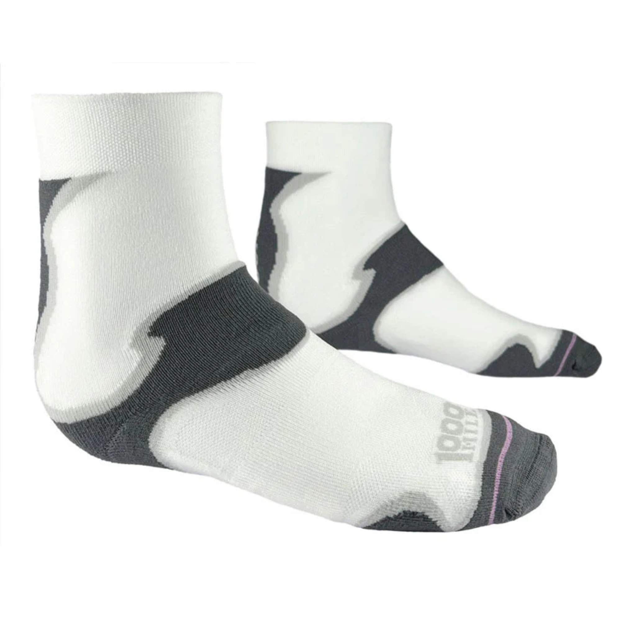 1000 Mile Men's Fusion Antiblister Tactel® Double Layer Socks (White)