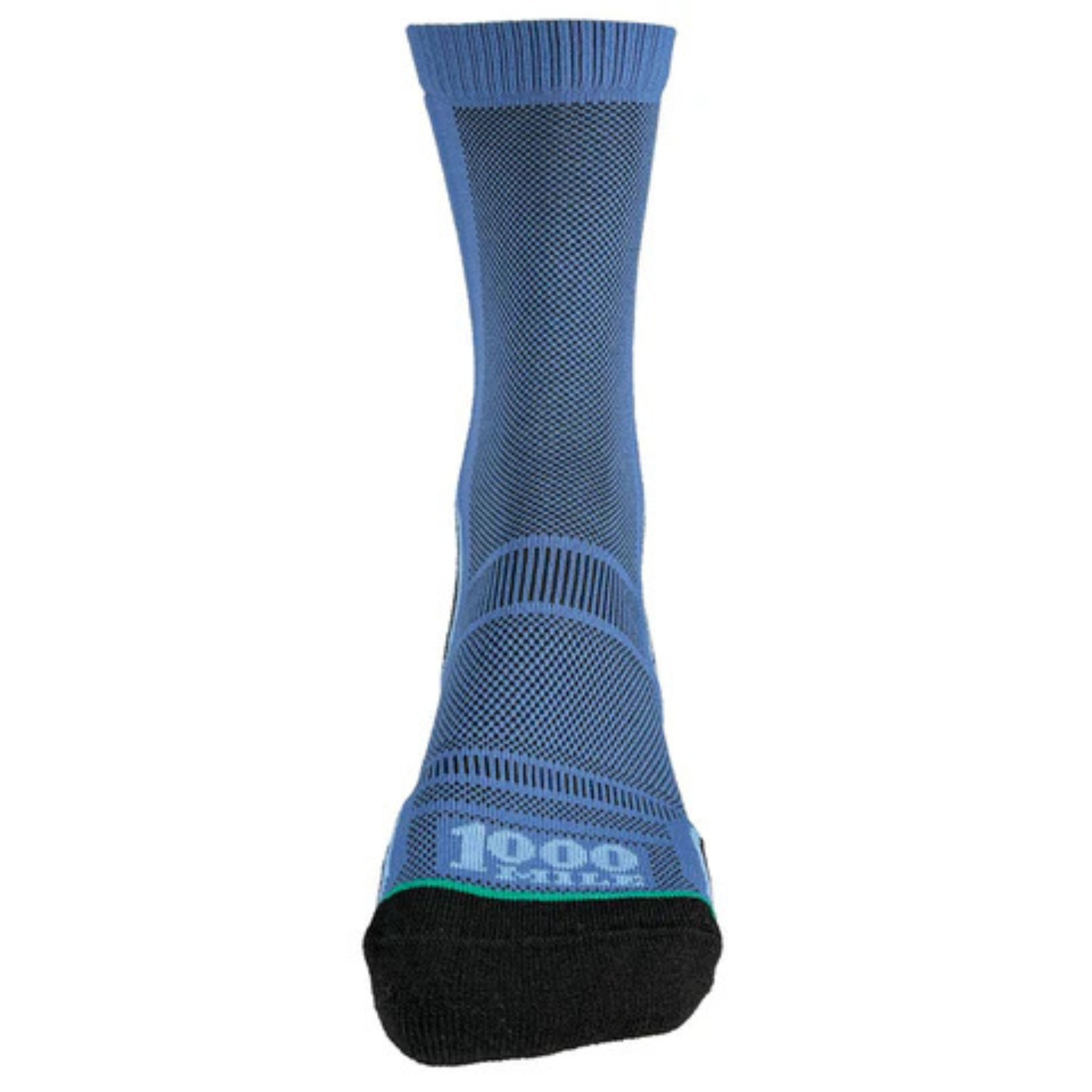 1000 Mile Men's Trek Merino Blend Single Layer Socks - 2 Pair Pack (Grey/Navy)