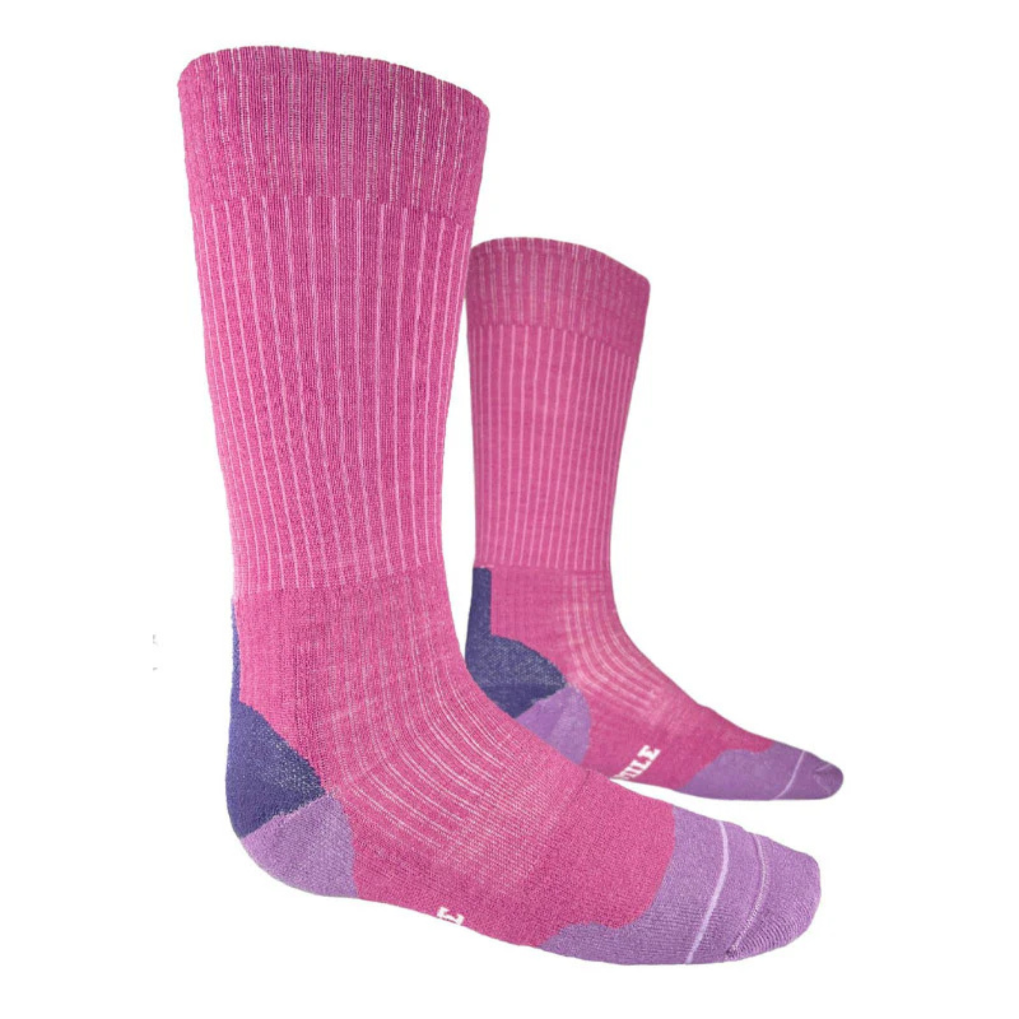 1000 Mile Women's Fusion Antiblister Tactel® Merino Blend Double Layer Socks (Mauve)