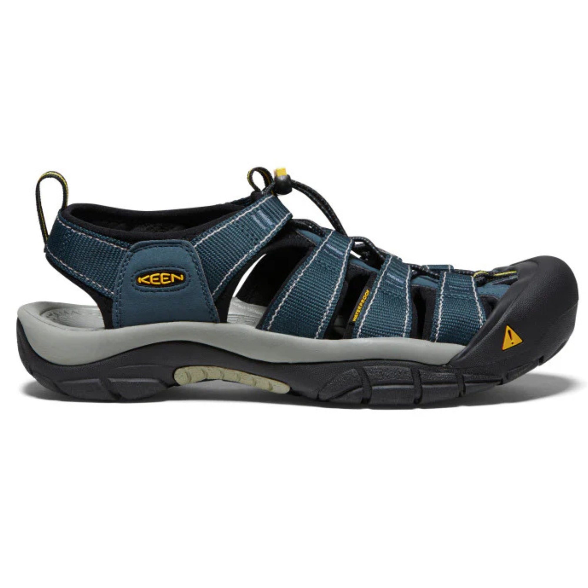 Keen Men's Newport H2 Closed Toe Sandals (Navy/Medium Grey)