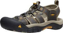 Load image into Gallery viewer, Keen Men&#39;s Newport H2 Closed Toe Sandals - WIDE FIT (Raven/Aluminium)
