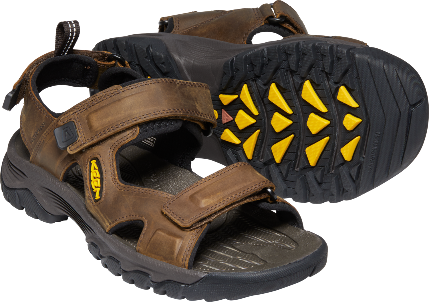 Keen Men's Targhee III Open Toe Sandals (Bison/Mulch)