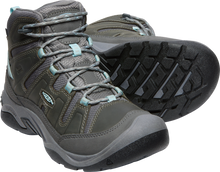 Load image into Gallery viewer, Keen Women&#39;s Circadia Waterproof Mid Trail Boots - WIDE FIT (Steel Grey/Cloud Blue)
