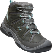 Load image into Gallery viewer, Keen Women&#39;s Circadia Waterproof Mid Trail Boots - WIDE FIT (Steel Grey/Cloud Blue)
