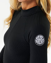 Load image into Gallery viewer, Rip Curl Women&#39;s Premium Long Sleeve Swim Suit (Black)

