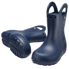 Load image into Gallery viewer, Crocs Kids Handle It Rain Wellies (Navy)(Sizes C6-J3)
