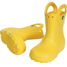 Load image into Gallery viewer, Crocs Kids Handle It Rain Wellies (Yellow)(Sizes C6-J3)
