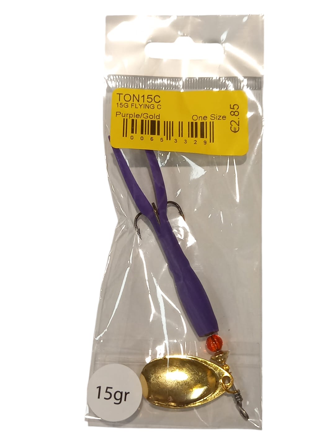 Flying C Spinning Lure (15g Purple/Gold)