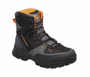 Savage Gear Unisex SG8 Cleated Wading Boots (Black/Grey)