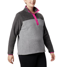 Load image into Gallery viewer, Columbia Women&#39;s Benton Springs Half Snap Fleece (Light Grey Heather/Shark)
