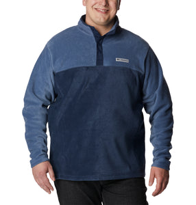 Columbia Men's Steens Mountain Half Snap Fleece (Collegiate Navy/Dark Mountain)