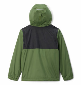 Columbia Kids Rainy Trails Fleece Lined Waterproof Jacket (Canteen/Black)(Ages 4-18)
