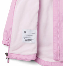 Load image into Gallery viewer, Columbia Toddlers Rainy Trails Fleece Lined Waterproof Jacket (Cosmos/Pink Dawn) (Ages 2-4)
