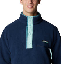 Load image into Gallery viewer, Columbia Men&#39;s Helvetia Half Snap Fleece (Collegiate Navy/Spray/Cloudburst)
