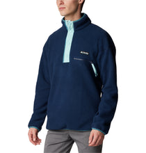 Load image into Gallery viewer, Columbia Men&#39;s Helvetia Half Snap Fleece (Collegiate Navy/Spray/Cloudburst)
