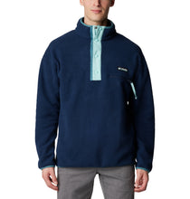 Load image into Gallery viewer, Columbia Men&#39;s Helvetia Half Snap Fleece (Collegiate Navy/Spray/Cloudburst)
