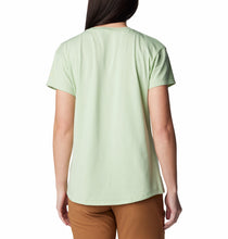 Load image into Gallery viewer, Columbia Women&#39;s Sun Trek Short Sleeve Graphic Tee (Sage Leaf/Wavy Rays)
