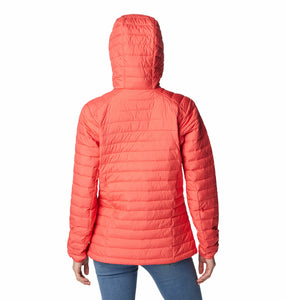 Columbia Women's Silver Falls Hooded Insulated Jacket (Juicy)