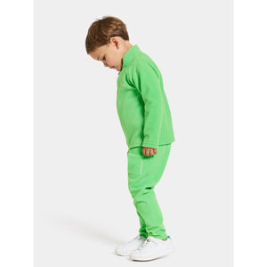 Didriksons Kids Monte Full Zip Fleece Jacket (Frog Green) Ages 1-10)
