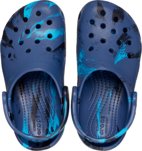 Crocs Classic Marbled Clogs - Toddler (Navy) (SIZES C4-C10)