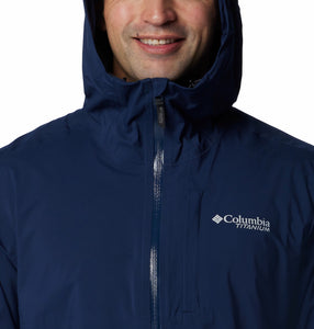Columbia Men's Omni-Tech Ampli-Dry II Waterproof Shell Jacket (Collegiate Navy)