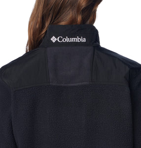 Columbia Women's Riptide Half Zip Fleece (Black/Salmon Rose)