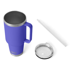 Yeti Rambler Mug with Straw Lid (42oz/1.2L)(Ultra Marine Violet)