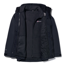 Load image into Gallery viewer, Berghaus Men&#39;s Hillwalker Gemini Gore-Tex 3-IN-1 Waterproof Insulated Jacket (Black)
