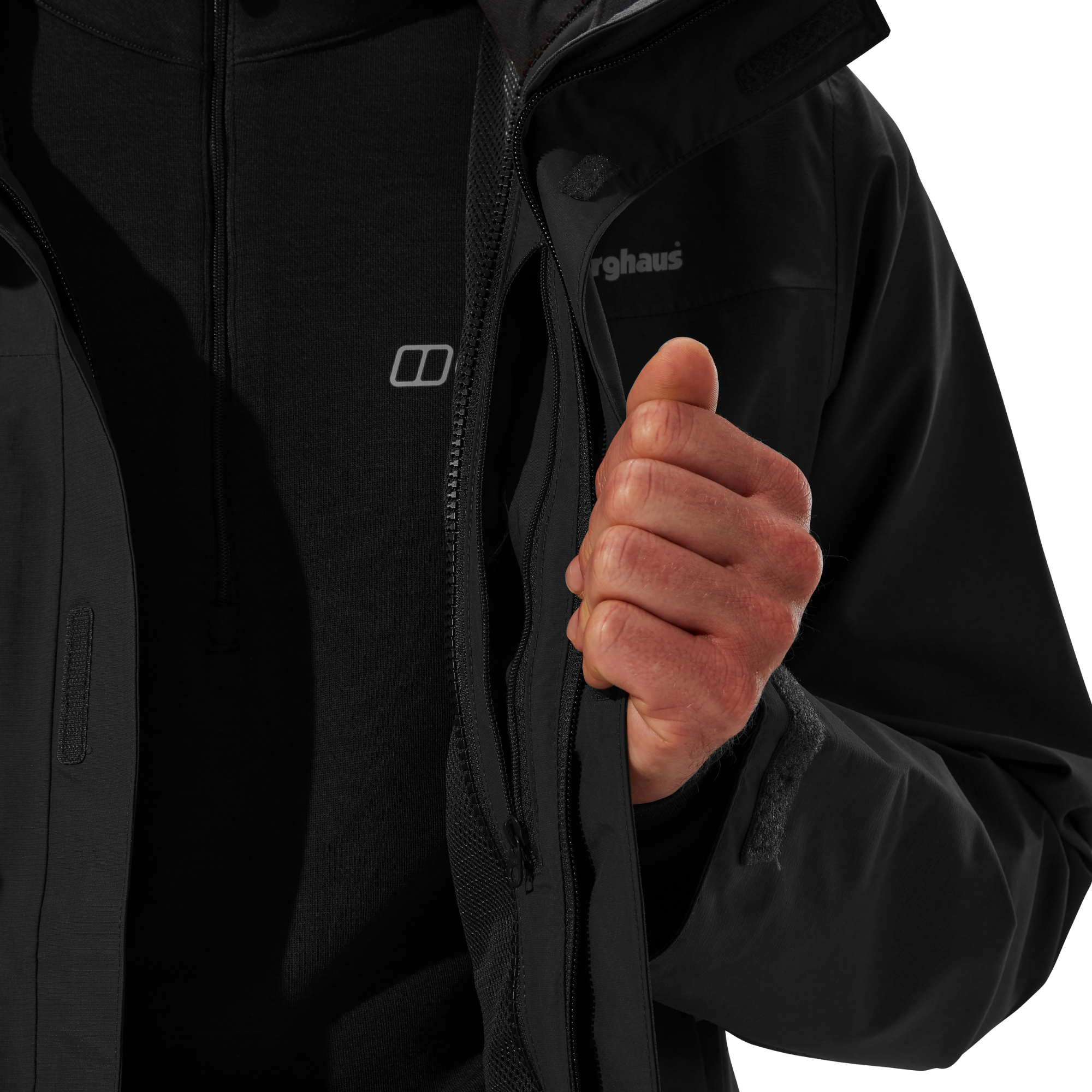 Berghaus Men's Hillwalker Interactive 2L Gore-Tex Jacket (Black)