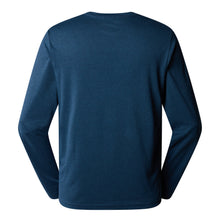 Load image into Gallery viewer, The North Face Men&#39;s Reaxion Amp Long Sleeve Tech Tee (Shady Blue Dark Heather)
