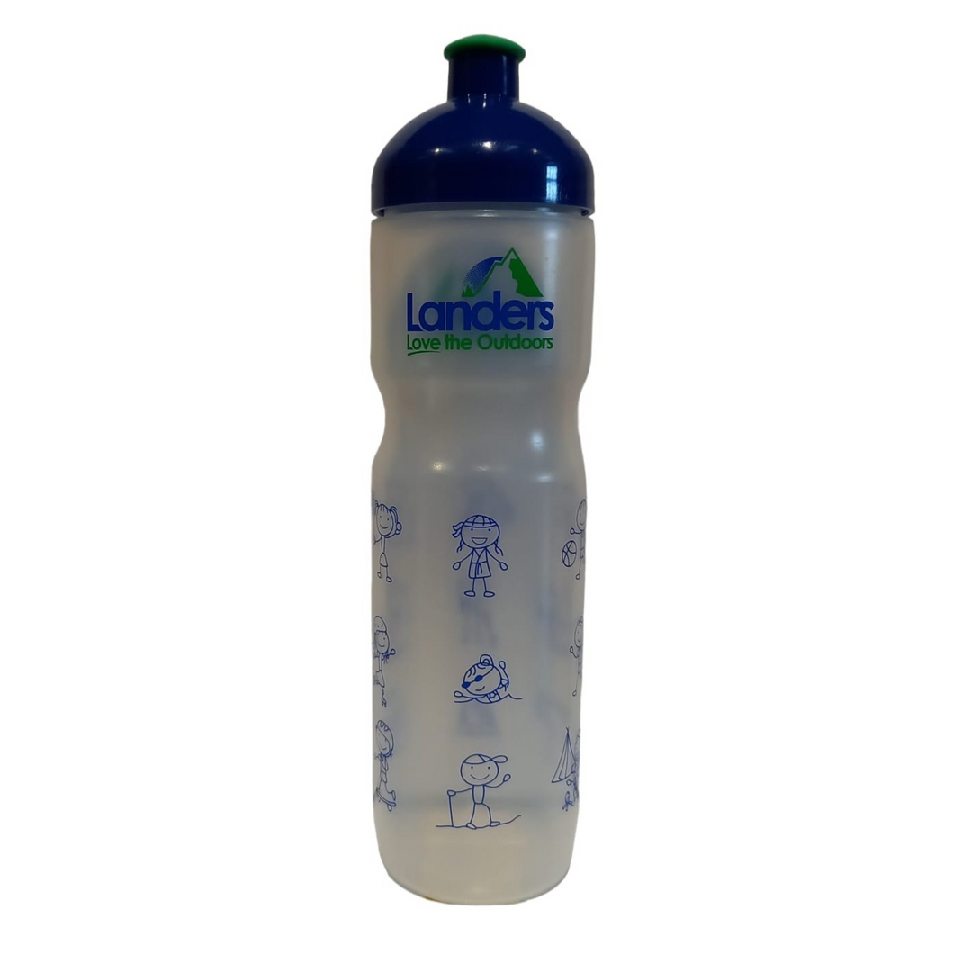 Landers Kids BPA Free Water Bottle (400ml/13.5oz)(Blue/Green)