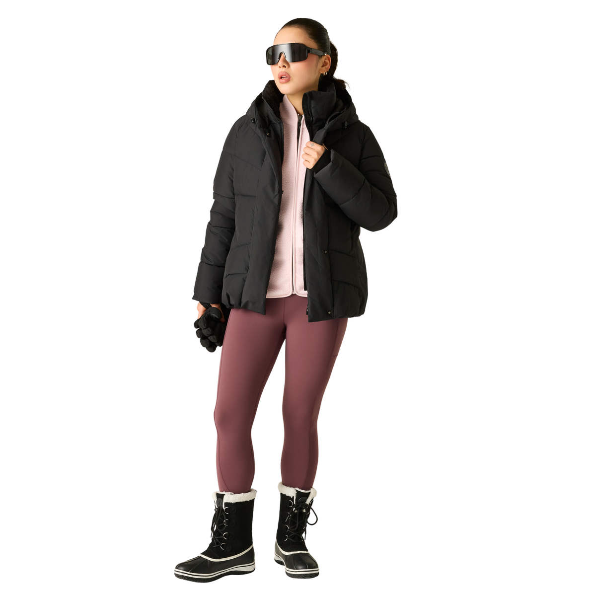 Dare 2B Women's Lustre Waterproof Insulated Jacket (Black)