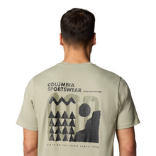 Load image into Gallery viewer, Columbia Men&#39;s Explorers Canyon Back Short Sleeve Tee (Safari/Explore Outdoors)
