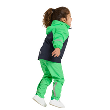 Load image into Gallery viewer, Didriksons Kids Enso 5 Waterproof Fleece Lined Jacket (Frog Green)(Ages 1-10)
