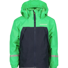 Load image into Gallery viewer, Didriksons Kids Enso 5 Waterproof Fleece Lined Jacket (Frog Green)(Ages 1-10)
