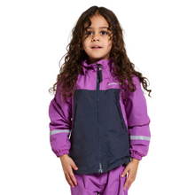 Load image into Gallery viewer, Didriksons Kids Enso 5 Waterproof Fleece Lined Jacket (Tulip Purple)(Ages 1-10)
