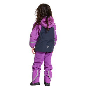 Didriksons Kids Enso 5 Waterproof Fleece Lined Jacket (Tulip Purple)(Ages 1-10)