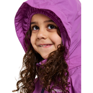 Didriksons Kids Enso 5 Waterproof Fleece Lined Jacket (Tulip Purple)(Ages 1-10)