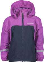 Load image into Gallery viewer, Didriksons Kids Enso 5 Waterproof Fleece Lined Jacket (Tulip Purple) Ages 1-10)
