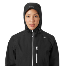 Load image into Gallery viewer, Helly Hansen Women&#39;s Long Belfast HT Waterproof Coat (Black)
