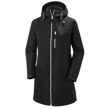 Load image into Gallery viewer, Helly Hansen Women&#39;s Long Belfast HT Waterproof Coat (Black)
