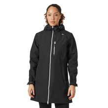 Load image into Gallery viewer, Helly Hansen Women&#39;s Long Belfast HT Waterproof Coat (Black)
