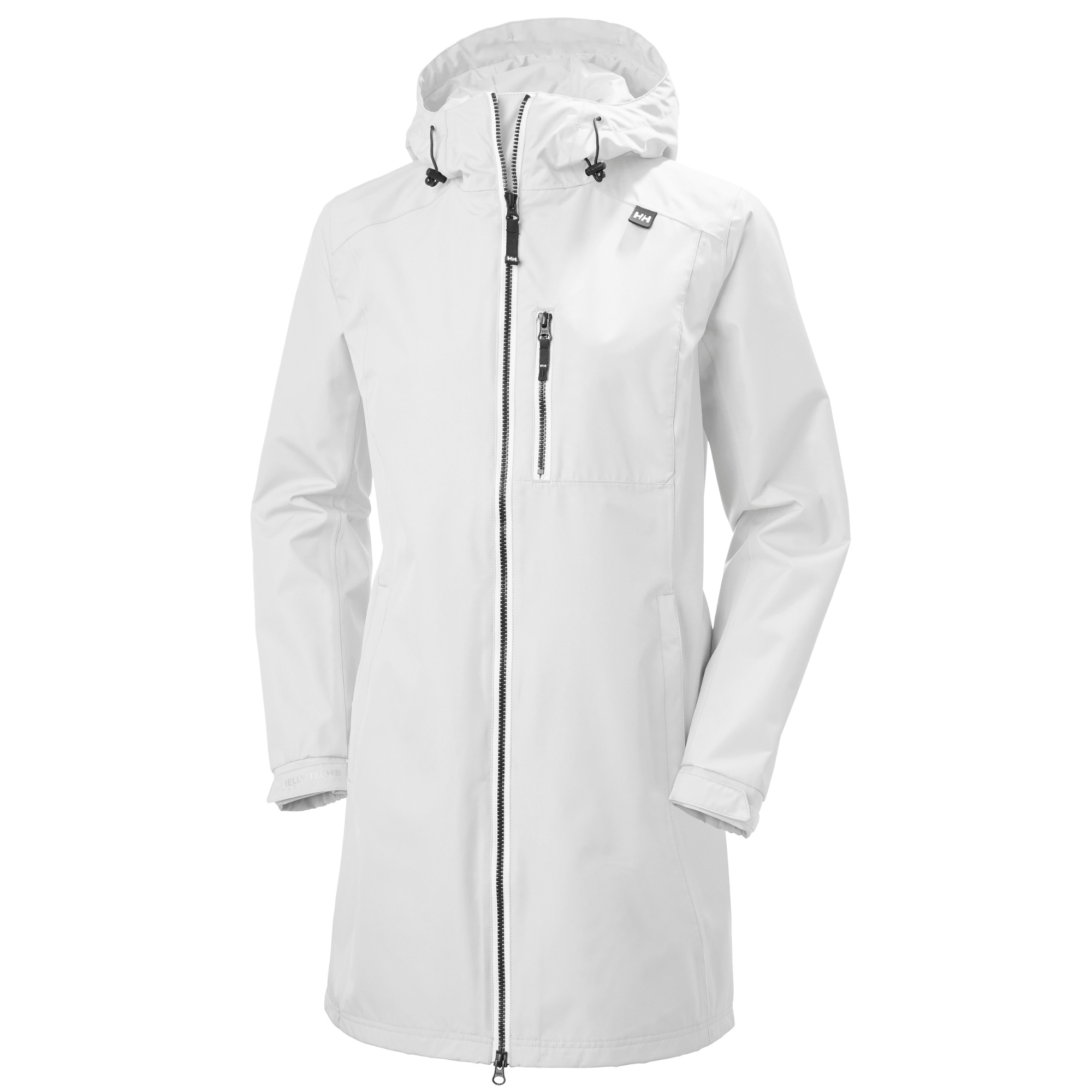 Helly Hansen Women's Long Belfast HT Waterproof Coat (White)