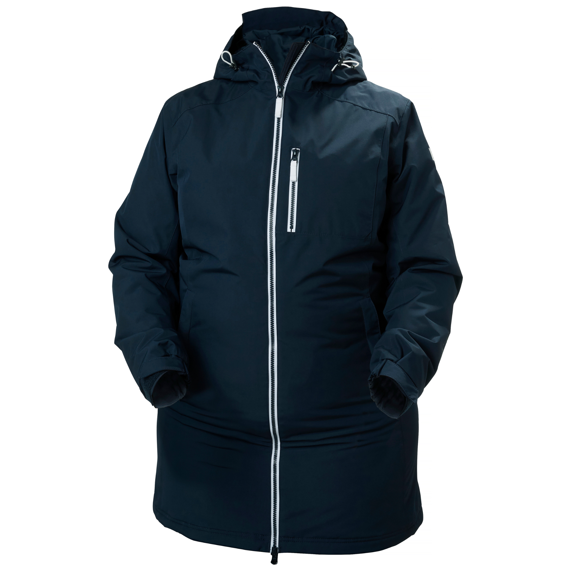 Helly Hansen Women's Long Belfast Winter Insulated Waterproof Coat Navy 597 62395