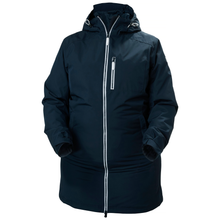 Load image into Gallery viewer, Helly Hansen Women's Long Belfast Winter HT Waterproof Insulated Parka (Navy)
